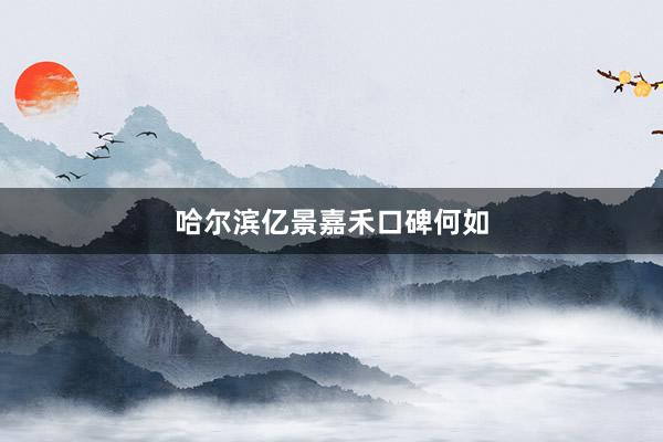 哈尔滨亿景嘉禾口碑何如